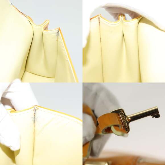 LOUIS VUITTON Monogram Vernis Spring Street Bag Lime Yellow M91068 - Picture 12 of 12